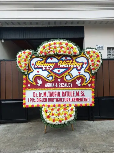 Papan Bunga Pernikahan belitung selatan